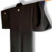 KIMONO HOMME FORMEL NOIR EN SOIE 007-9 (M)